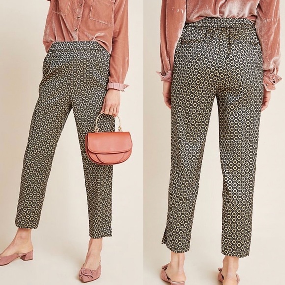 Anthropologie Pants - Anthropologie Larkin Jacquard Trousers